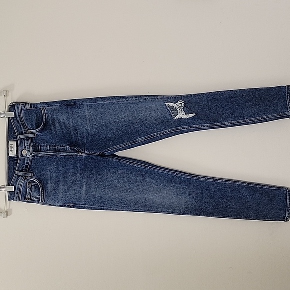 AGOLDE Nico High-rise  Button Fly Skinny Jeans  Size 24 - Picture 4 of 13